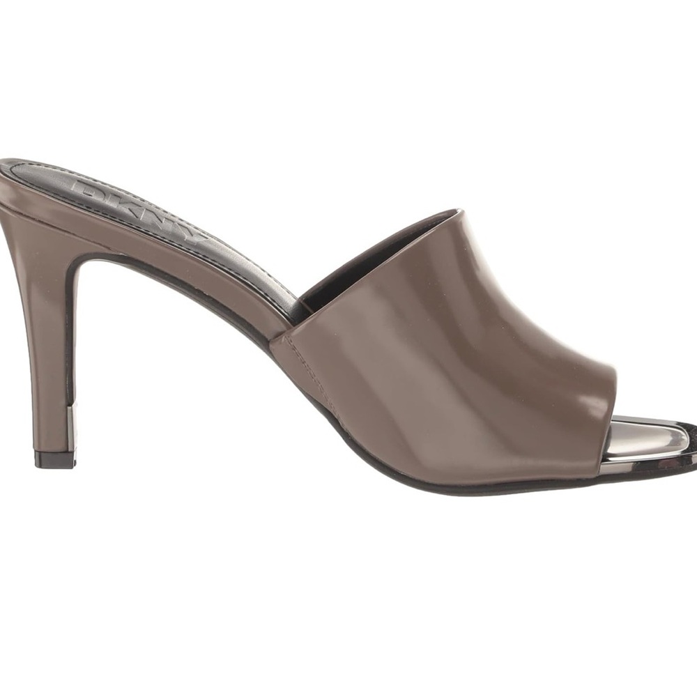DKNY Women's Chocolate Brown Mules - Picture 4 of 14